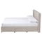 Baxton Studio Coronado MidCentury Modern Transitional Beige Fabric Queen Size 3Drawer Storage Platform Bed 224-13083-ZORO - alternate 8